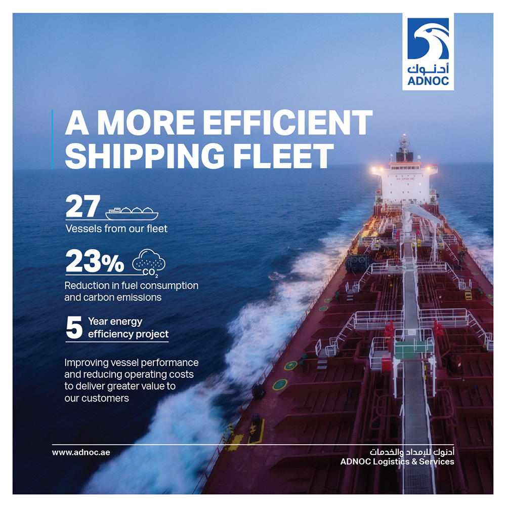 ADNOC Logistics & Services Reduces Shipping Fleet Fuel Consumption And ...